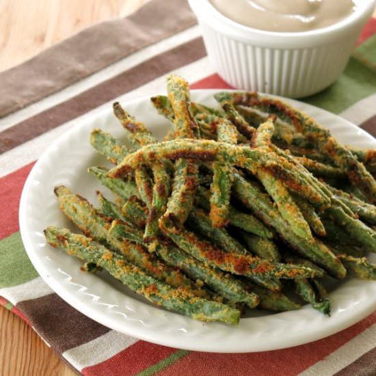 Baked Green Bean Fries