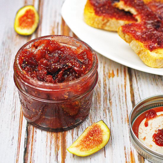 Easy Fig Ginger Jam