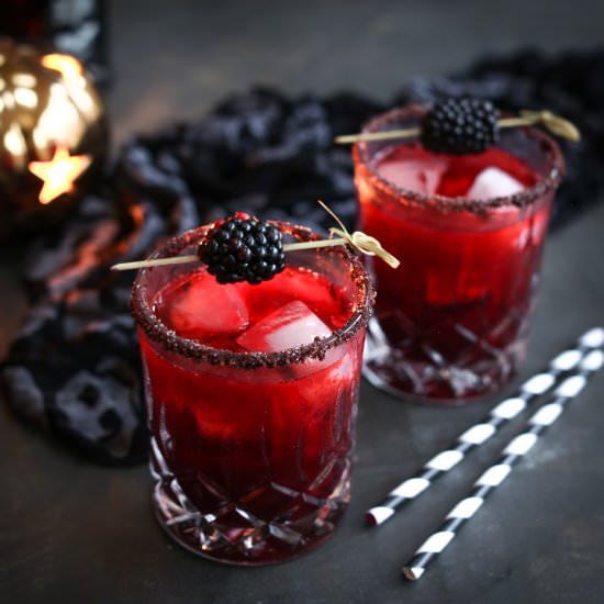 Low-Carb Black Widow Cocktail