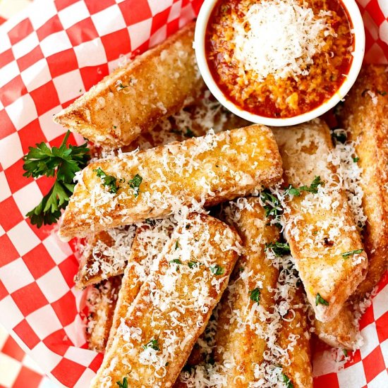 Cheesy Polenta Fries