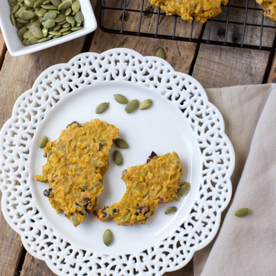 Guilt-free Pumpkin Breakfast Cookie