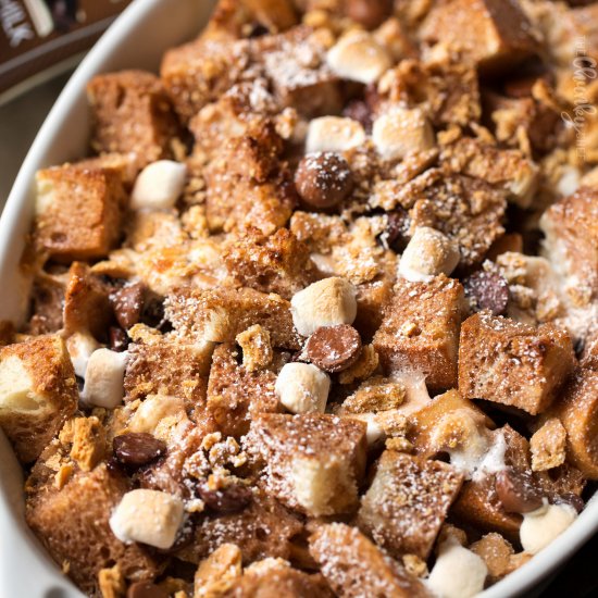 Overnight S’mores French Toast