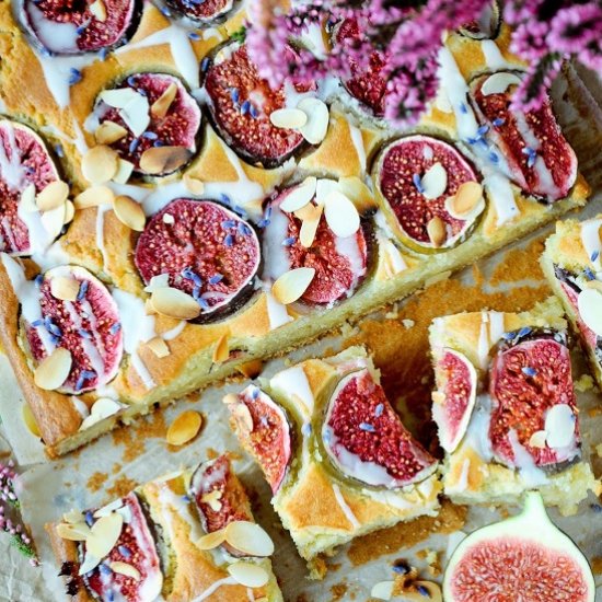 Lemon Cake with Figs