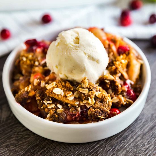 Cranberry Apple Crisp