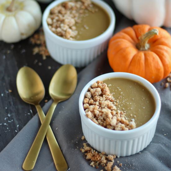 Paleo Pumpkin Pie Mousse Cups