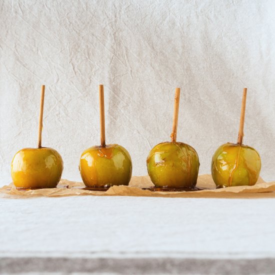 Vegan Toffee Apples