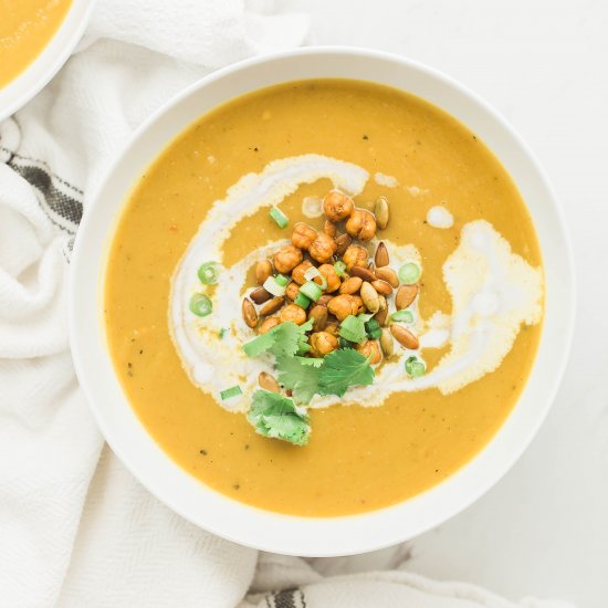 Curried Butternut Squash Soup