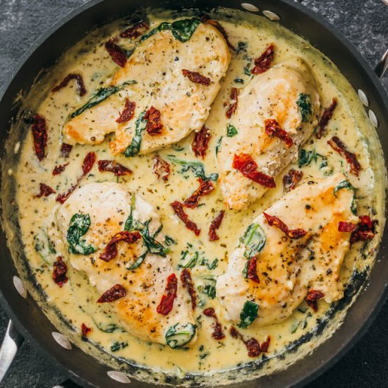 Creamy Sun-dried Tomato Chicken