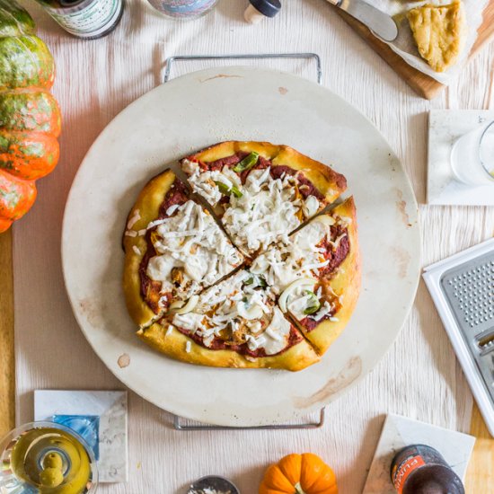 Vegan Pretzel Crust Pizza