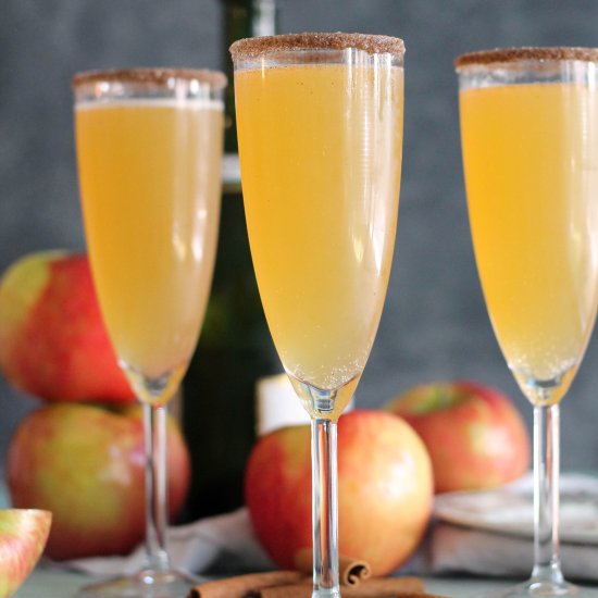 Apple Cider Chai Mimosas