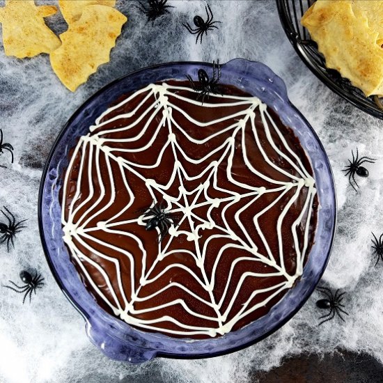 Spooky Chocolate Glazed Cannoli Dip