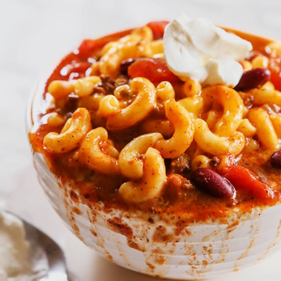 Chili Mac and Cheese