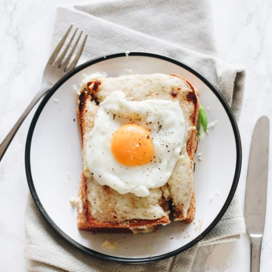 Avocado Croque Monsieur (+ Madame)