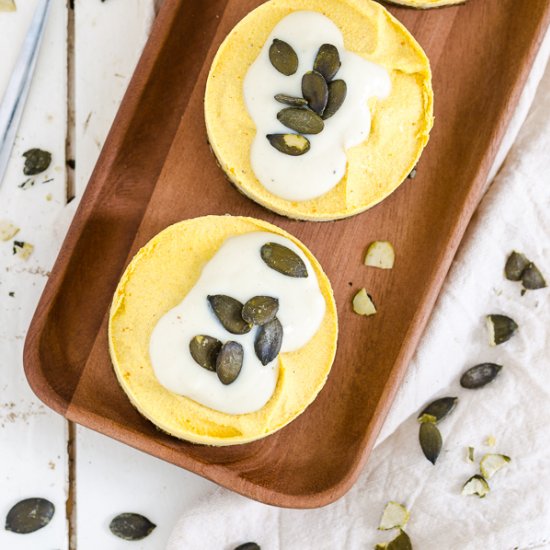 Pumpkin Mini Cheesecakes