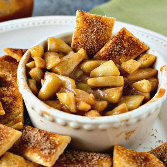 Salted Caramel Apple Pie Dip