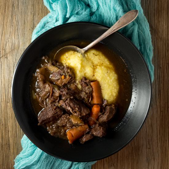 Instant Pot Red Wine Beef Stew