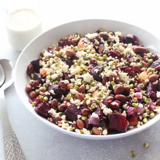 Roasted Beet Potato Salad