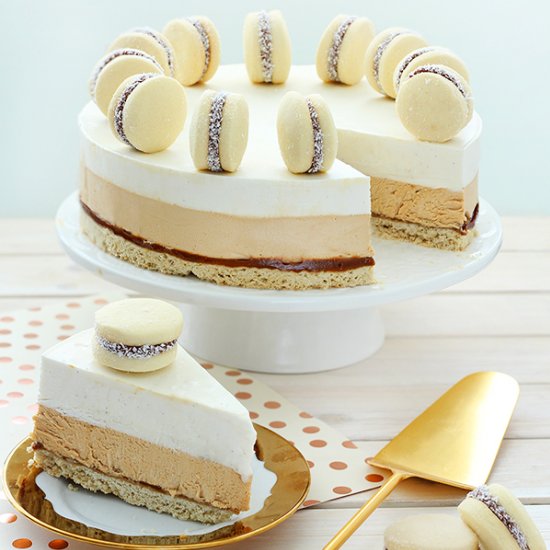 Alfajores Ice cream cake