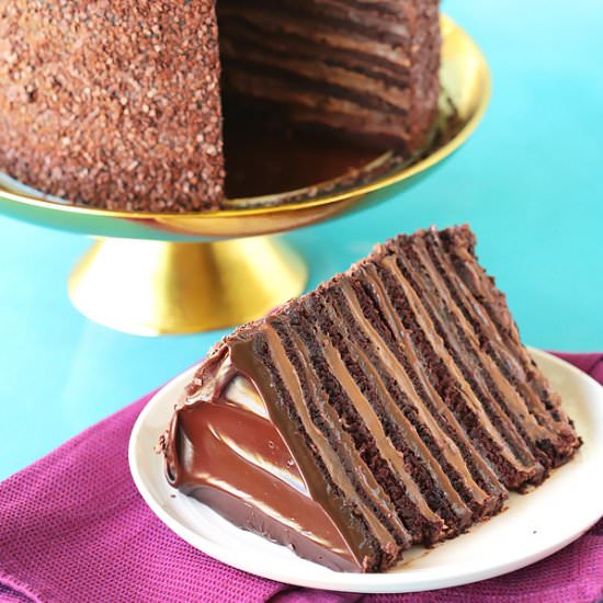 Epic 12 Layer Chocolate Cake