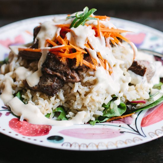 beef rice bowl