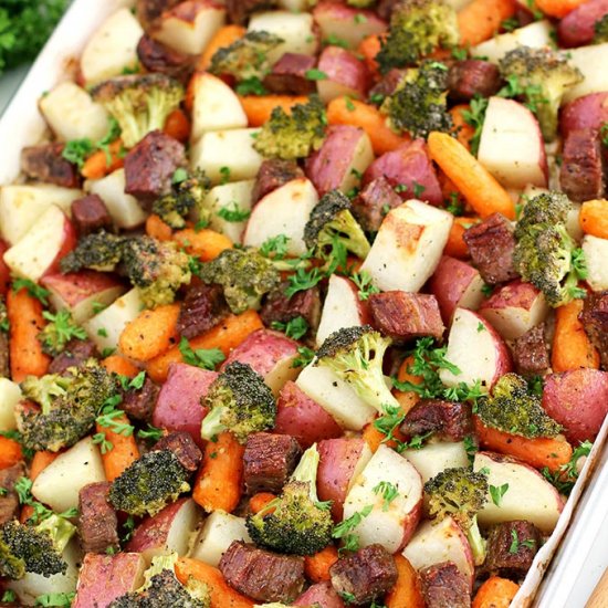 Oven Roasted Beef and Vegetables