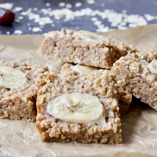 Healthier Date & Banana Flapjacks