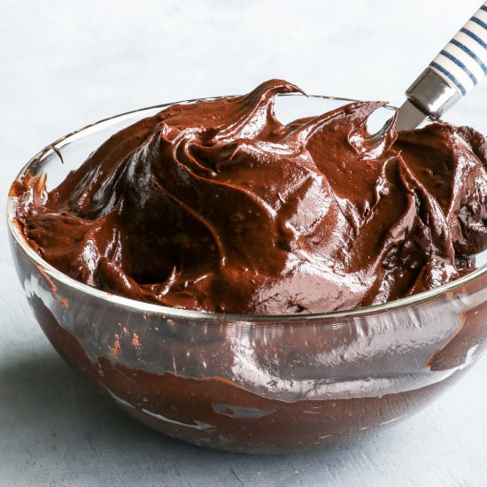 Healthy Vegan Chocolate Frosting