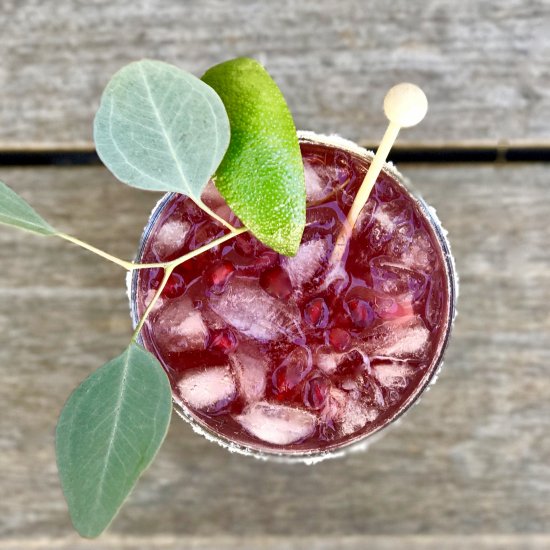 Pomegranate-Lime Margarita