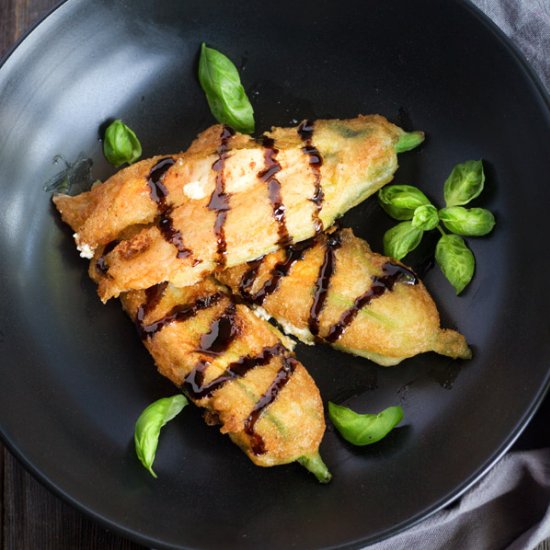 Stuffed Zucchini Blossoms