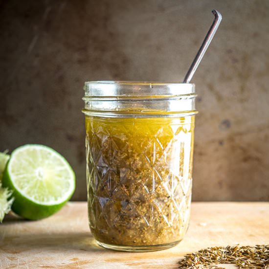 Toasted Cumin Lime Vinaigrette