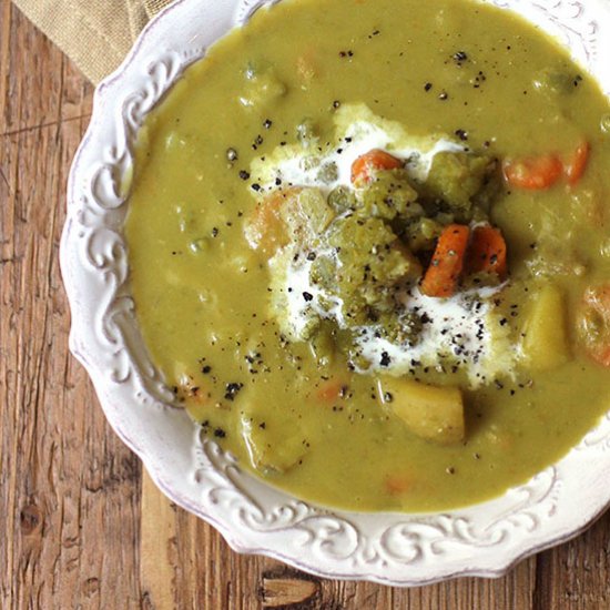 Split Pea Vegetable Soup