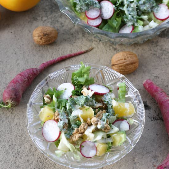 Vegan Endive Winter Salad