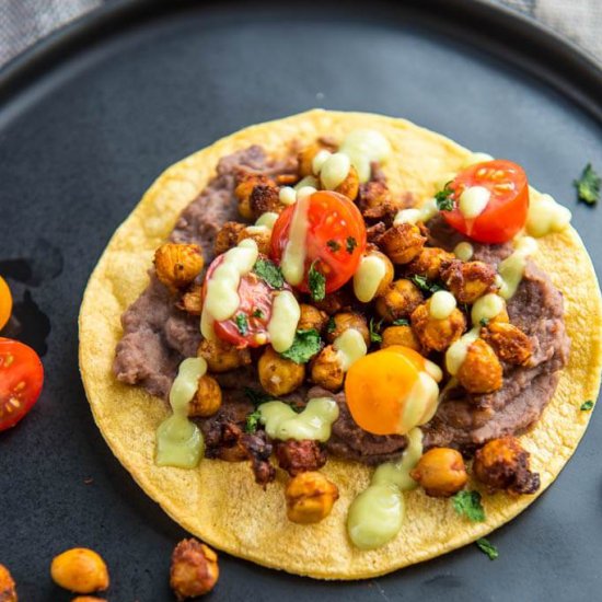 Crispy Chickpea Tostadas