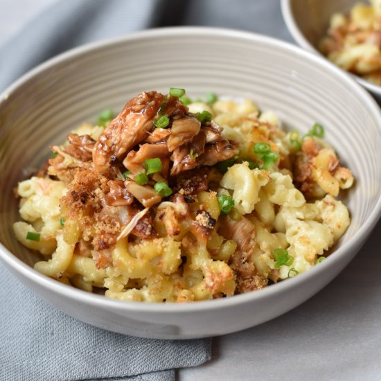 BBQ Chicken Macaroni and Cheese