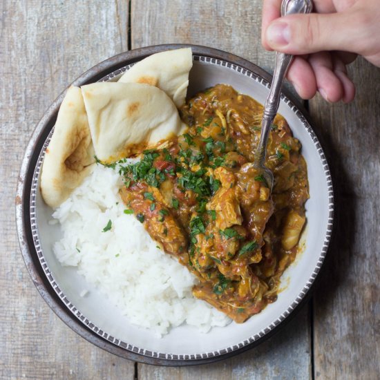 Slow Cooker Spicy Vindaloo Chicken