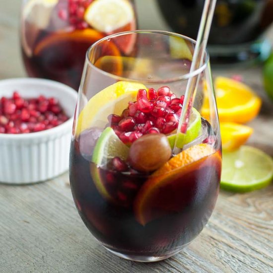 Red Wine Citrus Pomegranate Sangria