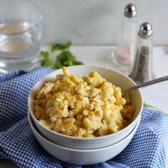 Dairy Free Baked Mac & Cheeze