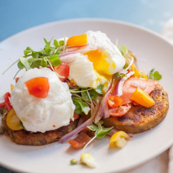 Smoked Salmon Potato Stacks