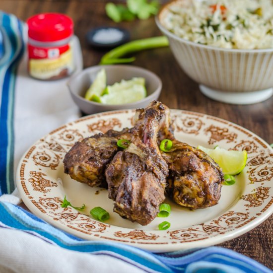 Oven Baked Jamaican Chicken