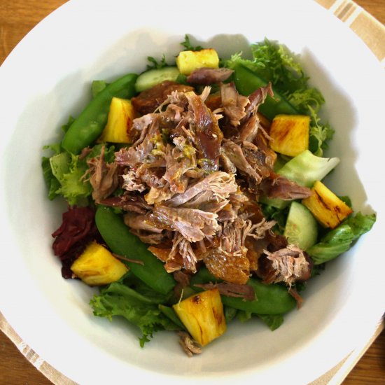 Warm Duck And Pineapple Salad