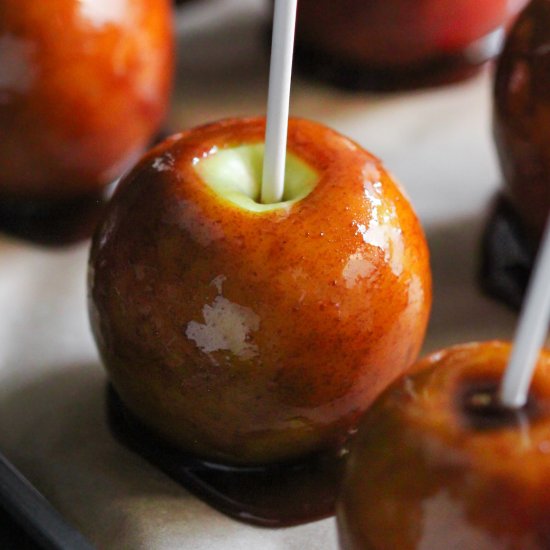 Healthy Caramel Apples