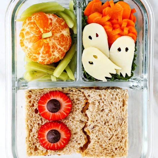 Healthy Halloween School Lunch