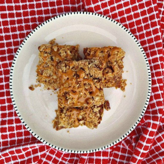 Caramel Apple Oatmeal Bars