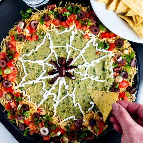 Halloween Spider Web Dip