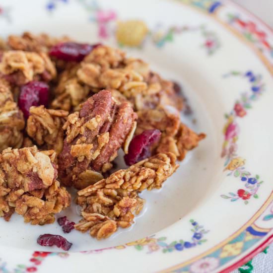 Maple Pumpkin Spice Granola