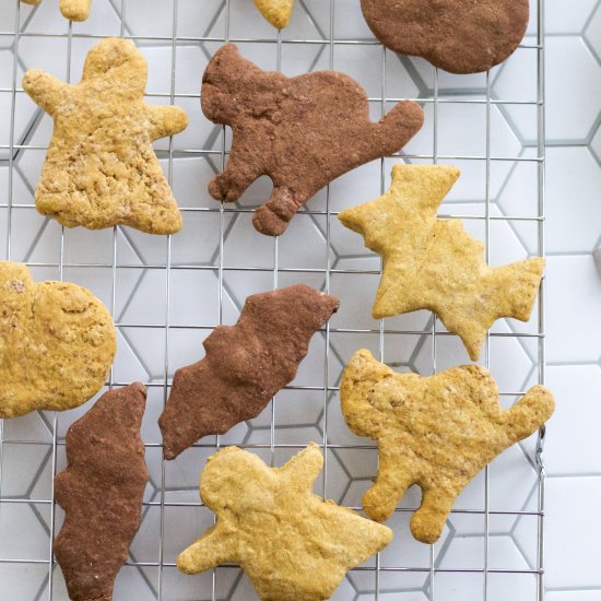 Halloween Biscuits Two Ways