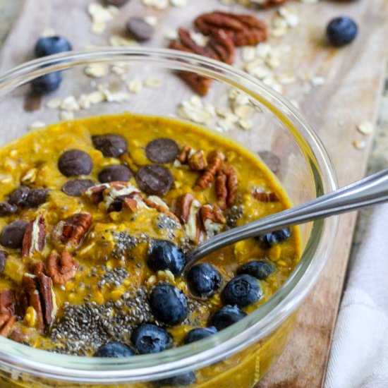 Pumpkin Pie Overnight Oats