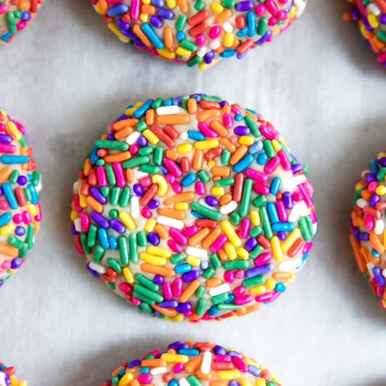 Sprinkle Confetti Cookies