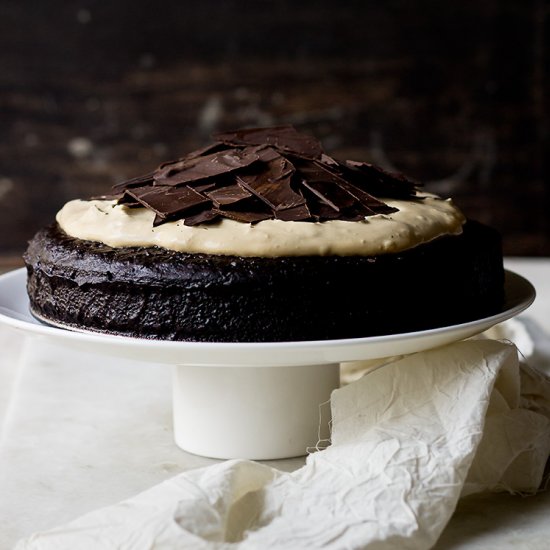 Chocolate Mud Cake with Mascarpone