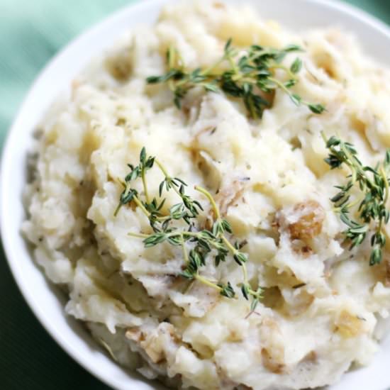 Rosemary Thyme Mashed Potatoes